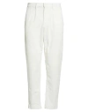 Hamaki-ho Man Pants White Size 36 Cotton, Elastane