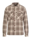 Hamaki-ho Man Shirt Beige Size Xl Polyester