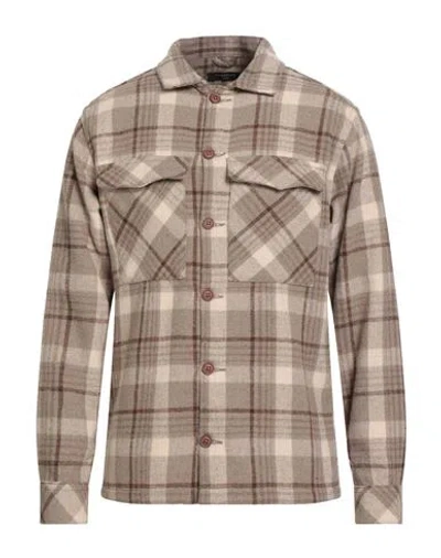 Hamaki-ho Man Shirt Beige Size Xl Polyester
