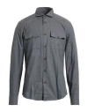 Hamaki-ho Man Shirt Grey Size Xxl Cotton, Elastane In Gray