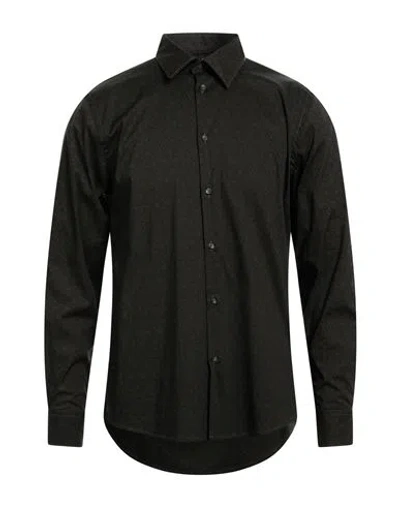 Hamaki-ho Man Shirt Military Green Size S Cotton, Nylon, Elastane In Brown