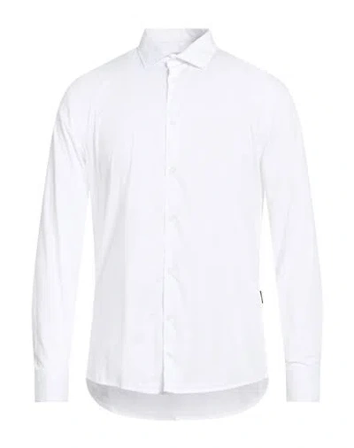 Hamaki-ho Man Shirt White Size M Cotton, Elastane