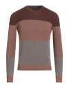 Hamaki-ho Man Sweater Brown Size L Viscose, Nylon
