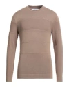 Hamaki-ho Man Sweater Khaki Size Xxl Viscose, Nylon In Beige