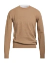 Hamaki-ho Man Sweater Light Brown Size Xl Cotton In Brown