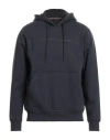 Hamaki-ho Man Sweatshirt Midnight Blue Size Xxl Cotton, Elastane In Black