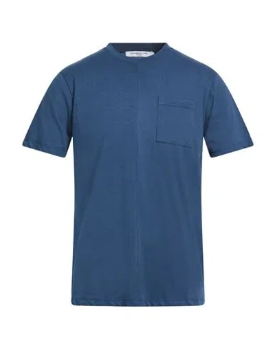 Hamaki-ho Man T-shirt Navy Size Xxl Cotton In Blue