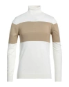 Hamaki-ho Man Turtleneck Camel Size Xl Viscose, Nylon In Beige