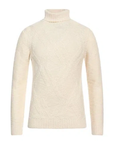 Hamaki-ho Man Turtleneck Cream Size Xxl Acrylic, Cotton, Wool In White