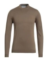 Hamaki-ho Man Turtleneck Khaki Size Xxl Polyester, Acrylic, Nylon, Merino Wool In Beige