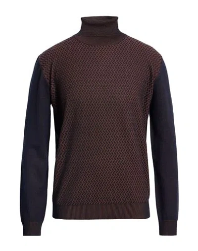 Hamaki-ho Man Turtleneck Midnight Blue Size Xl Viscose, Nylon