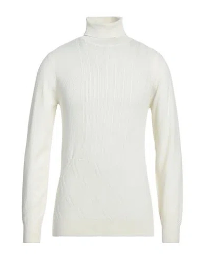 Hamaki-ho Man Turtleneck White Size Xl Polyester, Nylon, Viscose, Acrylic, Wool