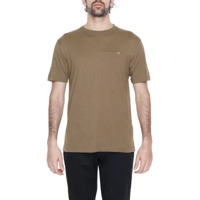 Hamaki-ho Gray Cotton T-shirt In Brown