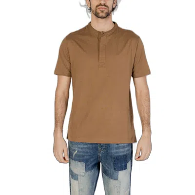 Hamaki-ho Gray Cotton T-shirt In Brown