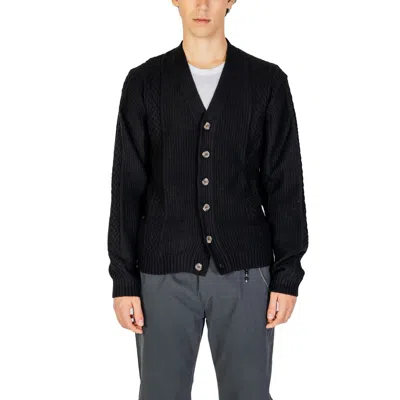 Hamaki-ho Black Polyester Cardigan