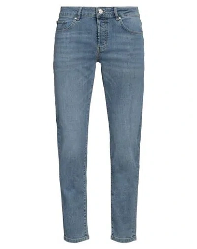 Hamaki-ho Man Jeans Blue Size 34 Cotton, Elastane