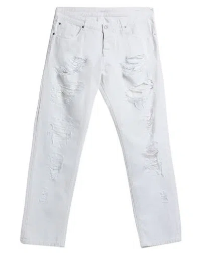 Hamaki-ho Man Jeans White Size 38 Cotton