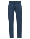 Hamaki-ho Man Pants Navy Size 38 Cotton, Elastane In Navy Blue