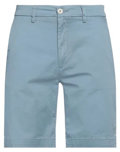 Hamaki-ho Man Shorts & Bermuda Shorts Light Blue Size 28 Cotton, Elastane