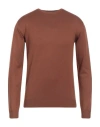 Hamaki-ho Man Sweater Brown Size Xxl Viscose, Nylon
