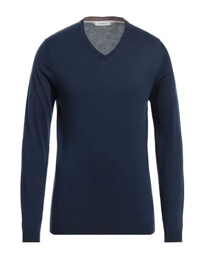 Hamaki-ho Man Sweater Navy Blue Size Xxl Polyester, Acrylic, Nylon, Merino Wool
