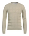 Hamaki-ho Man Sweater Sage Green Size Xxl Cotton In Sage Green