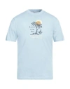 Hamaki-ho Man T-shirt Sky Blue Size S Cotton In Blue