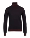 Hamaki-ho Man Turtleneck Dark Purple Size M Viscose, Nylon