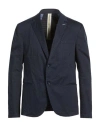 Hamaki-ho Man Blazer Midnight Blue Size 44 Cotton, Polyester, Elastane In Blue