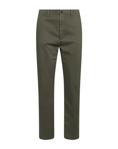 Hamaki-ho Man Pants Military Green Size 30 Cotton, Elastane