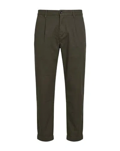 Hamaki-ho Man Pants Military Green Size 30 Cotton, Elastane