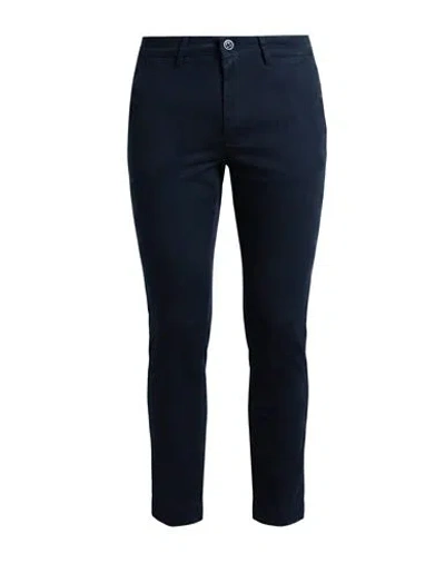Hamaki-ho Man Pants Navy Size 34 Cotton, Elastane In Blue