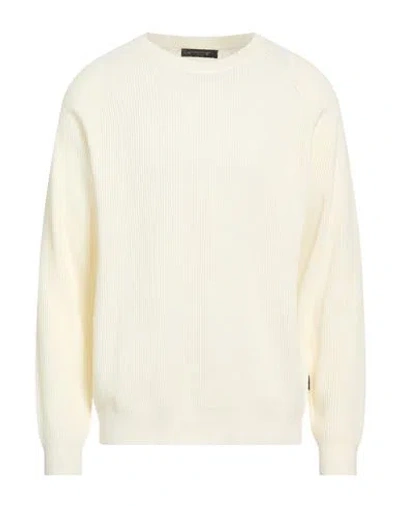 Hamaki-ho Man Sweater Cream Size Xl Viscose, Nylon In Neutral