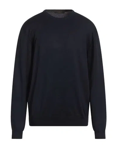Hamaki-ho Man Sweater Midnight Blue Size Xxl Viscose, Nylon