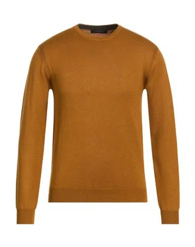 Hamaki-ho Man Sweater Mustard Size S Viscose, Nylon In Multi