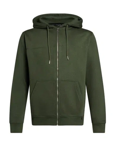 Hamaki-ho Man Sweatshirt Dark Green Size Xxl Cotton, Polyester