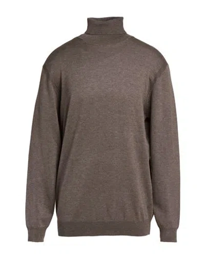 Hamaki-ho Man Turtleneck Brown Size Xl Viscose, Nylon