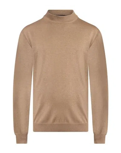 Hamaki-ho Man Turtleneck Camel Size Xxl Viscose, Nylon In Neutral