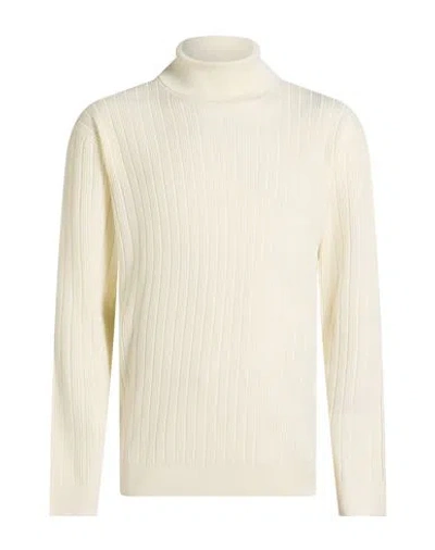Hamaki-ho Man Turtleneck Cream Size Xl Viscose, Nylon In White