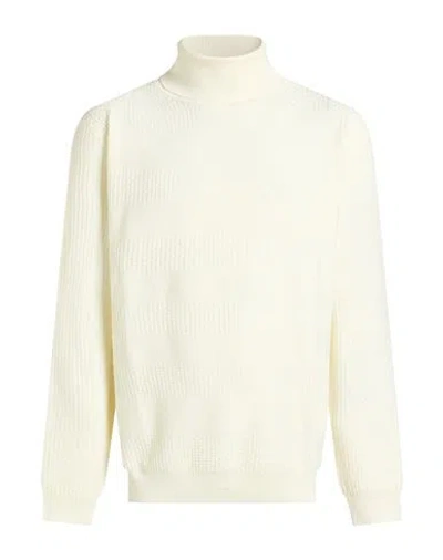 Hamaki-ho Man Turtleneck Ivory Size Xxl Viscose, Nylon In White