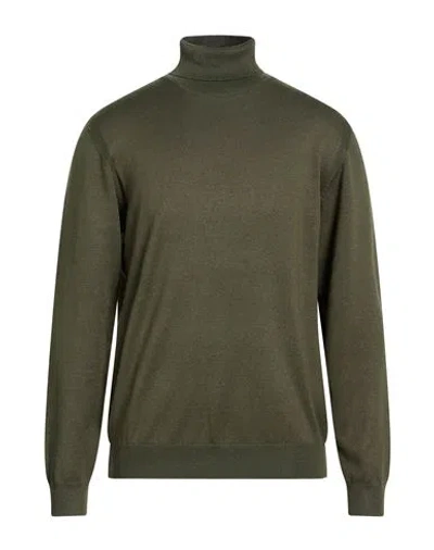 Hamaki-ho Man Turtleneck Military Green Size Xl Viscose, Nylon