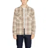 Hamaki-ho Beige Polyester Shirt