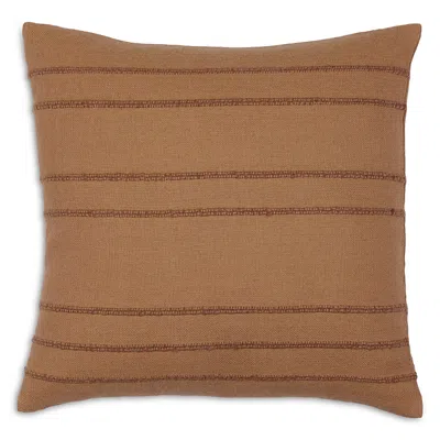 Hamam Alpaca Ribbed Decorative Pillowcase, 20 X 20 In Brown