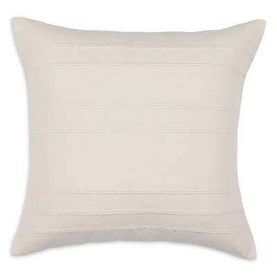 Hamam Alpaca Ribbed Decorative Pillowcase, 20 X 20 In White