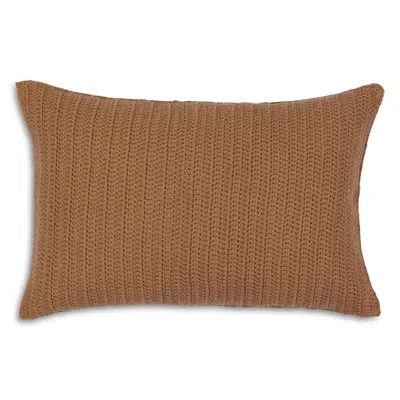 Hamam Alpaca Texture Decorative Pillowcase, 16 X 24 In Brown