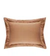Hamam Alya Frame Oxford Pillowcase In Brown