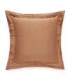 Hamam Alya Frame Square Oxford Pillowcase In Brown