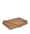 Hamam Alya Frame Super King Flat Sheet In Brown