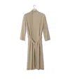 Hamam Cashmere Dressing Gown In Neutral