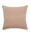 Hamam Cotton Airply Texture Square Pillowcase In Brown